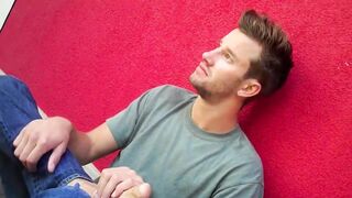 Xander Beckett - Flex Kicks Off His Flip Flops