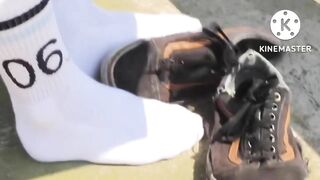 Xander Beckett Austin Playing With His Shoes