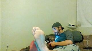 Jay’s big feet